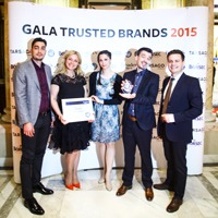 CATENA, premiată din nou la Gala Trusted Brands 2015, editia a X -a