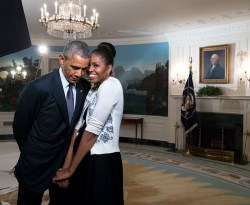 Barack si Michelle Obama, declaratii de dragoste de Valentine’s Day