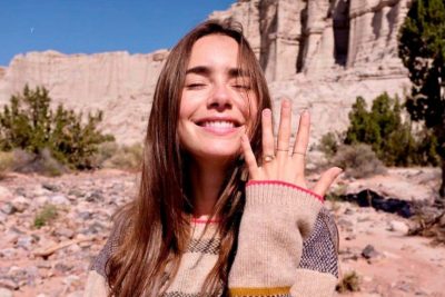 Actrița Lily Collins s-a logodit